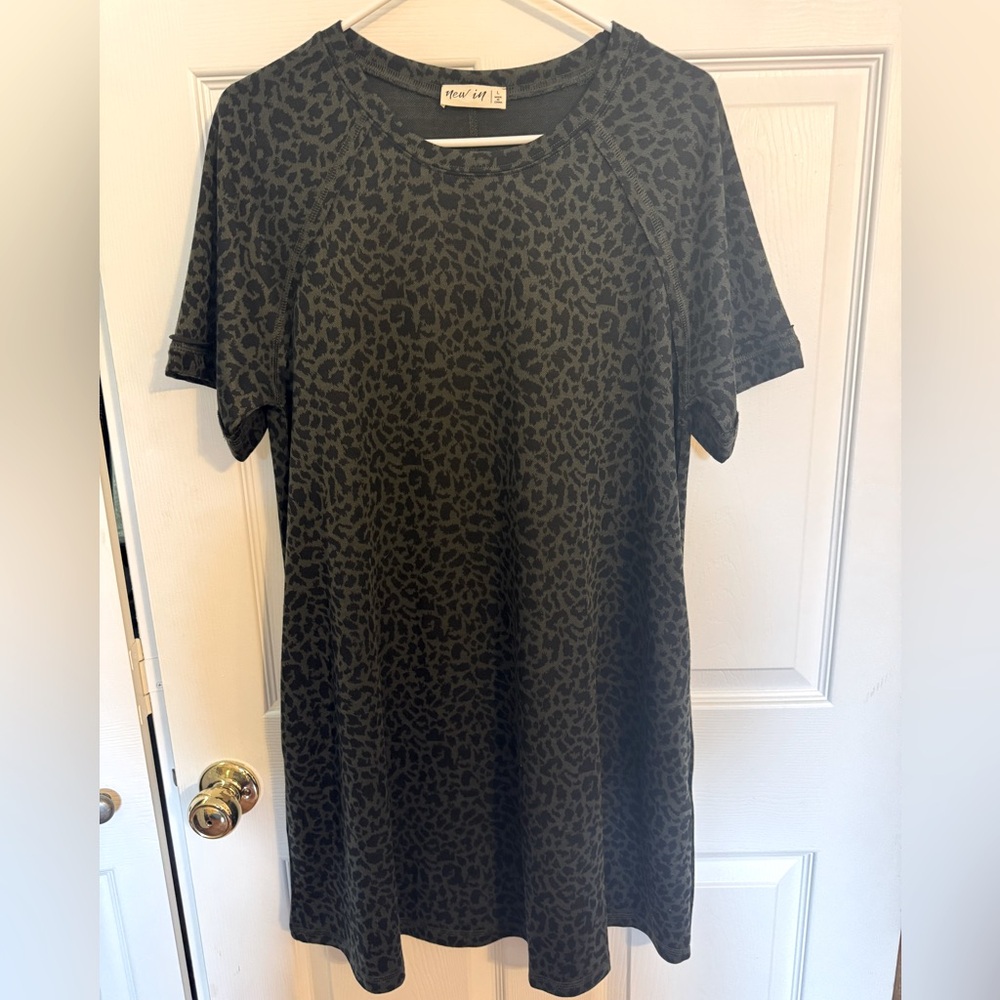 NWOT Leopard Print Dress